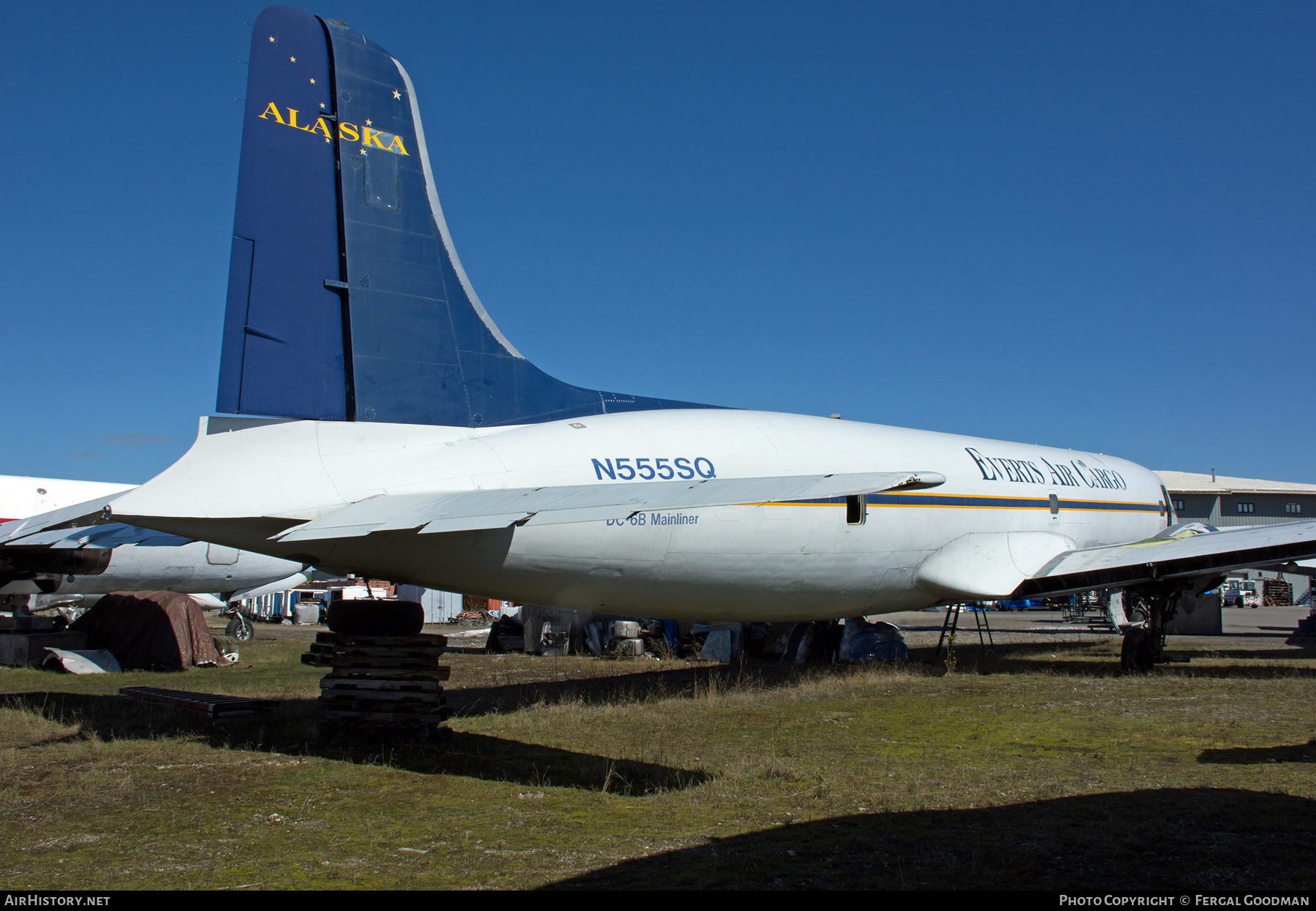 Aircraft Photo of N555SQ | Douglas DC-6B | Everts Air Cargo | AirHistory.net #529089