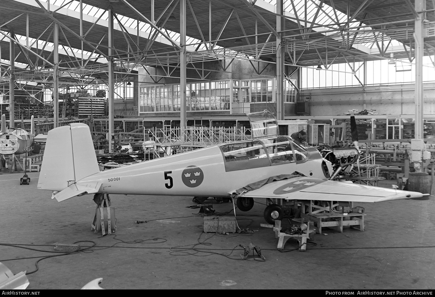 Aircraft Photo of 50001 | Saab Sk50B Safir (91B) | Sweden - Air Force | AirHistory.net #529090