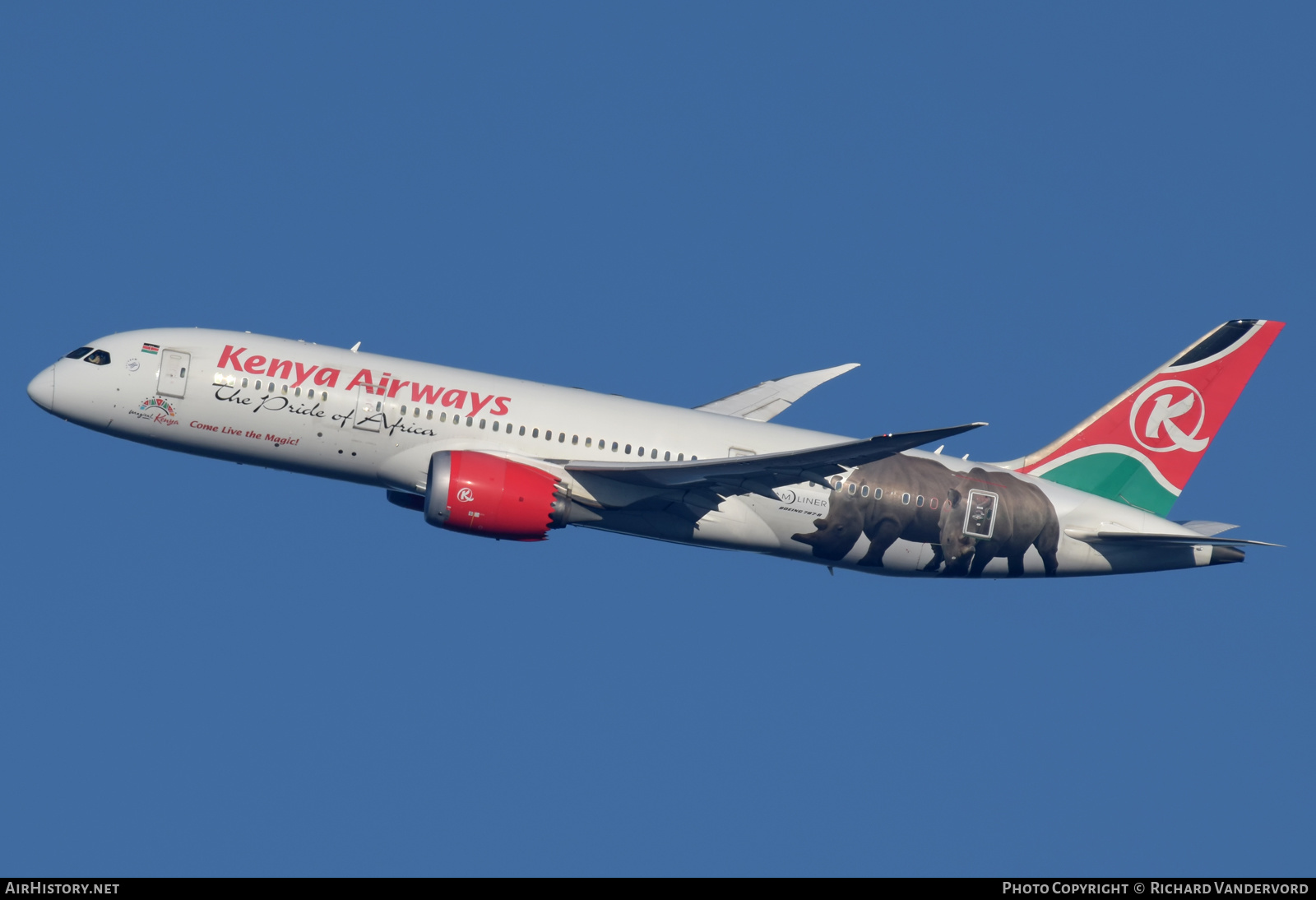 Aircraft Photo of 5Y-KZD | Boeing 787-8 Dreamliner | Kenya Airways | AirHistory.net #529114