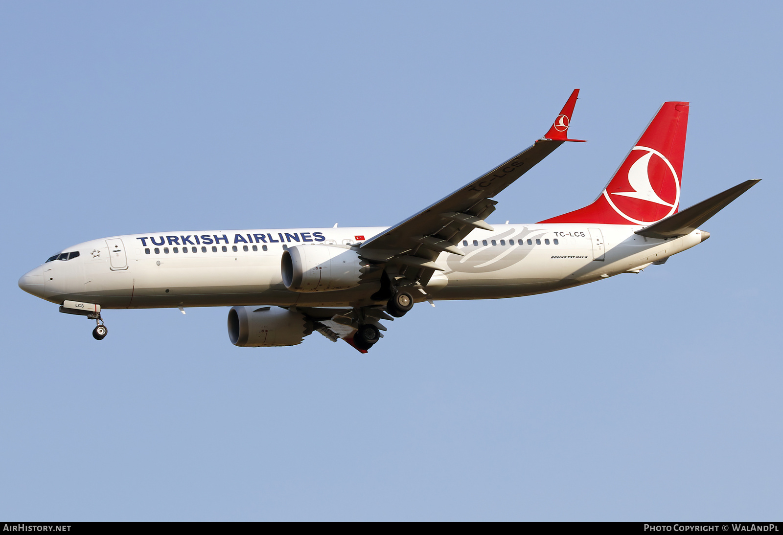 Aircraft Photo of TC-LCS | Boeing 737-8 Max 8 | Turkish Airlines | AirHistory.net #529150