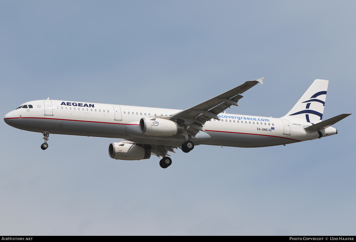 Aircraft Photo of SX-DNG | Airbus A321-231 | Aegean Airlines | AirHistory.net #529178