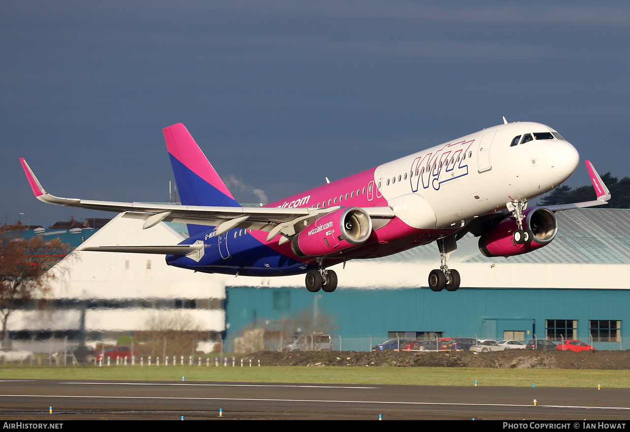 Aircraft Photo of G-WUKD | Airbus A320-232 | Wizz Air | AirHistory.net #529181