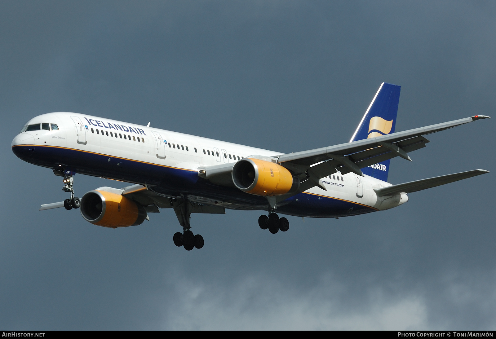 Aircraft Photo of TF-FIP | Boeing 757-208 | Icelandair | AirHistory.net #529224