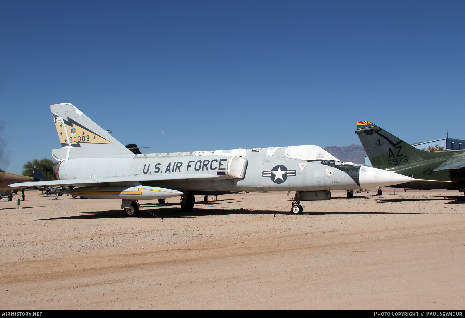 Aircraft Photo of 59-0003 / 90003 | Convair F-106A Delta Dart | USA - Air Force | AirHistory.net #529239