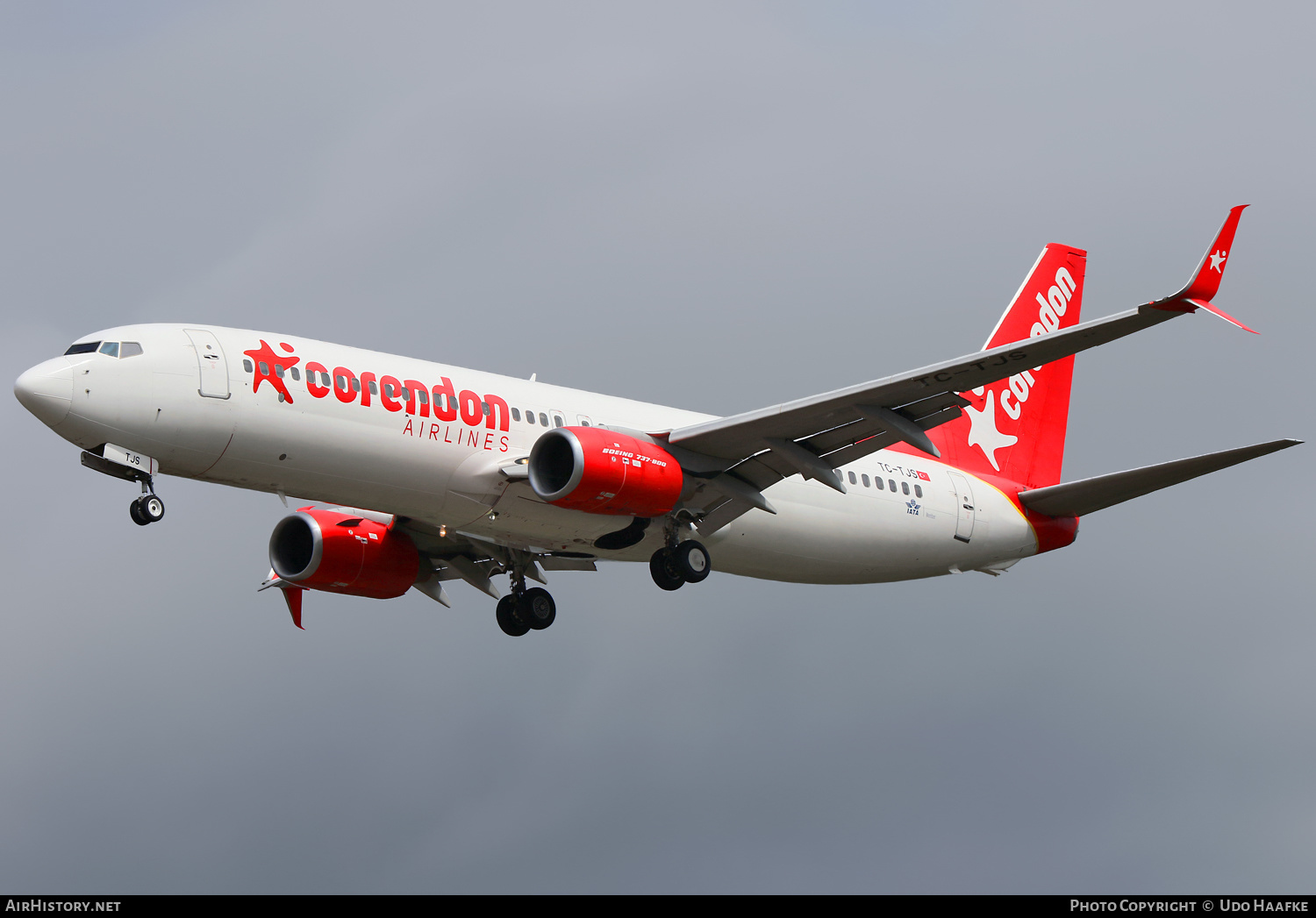 Aircraft Photo of TC-TJS | Boeing 737-81B | Corendon Airlines | AirHistory.net #529257