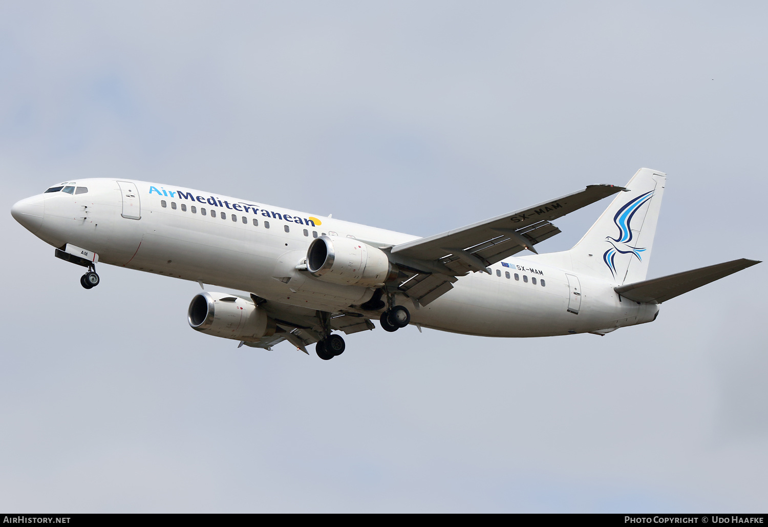 Aircraft Photo of SX-MAM | Boeing 737-446 | Air Mediterranean | AirHistory.net #529268