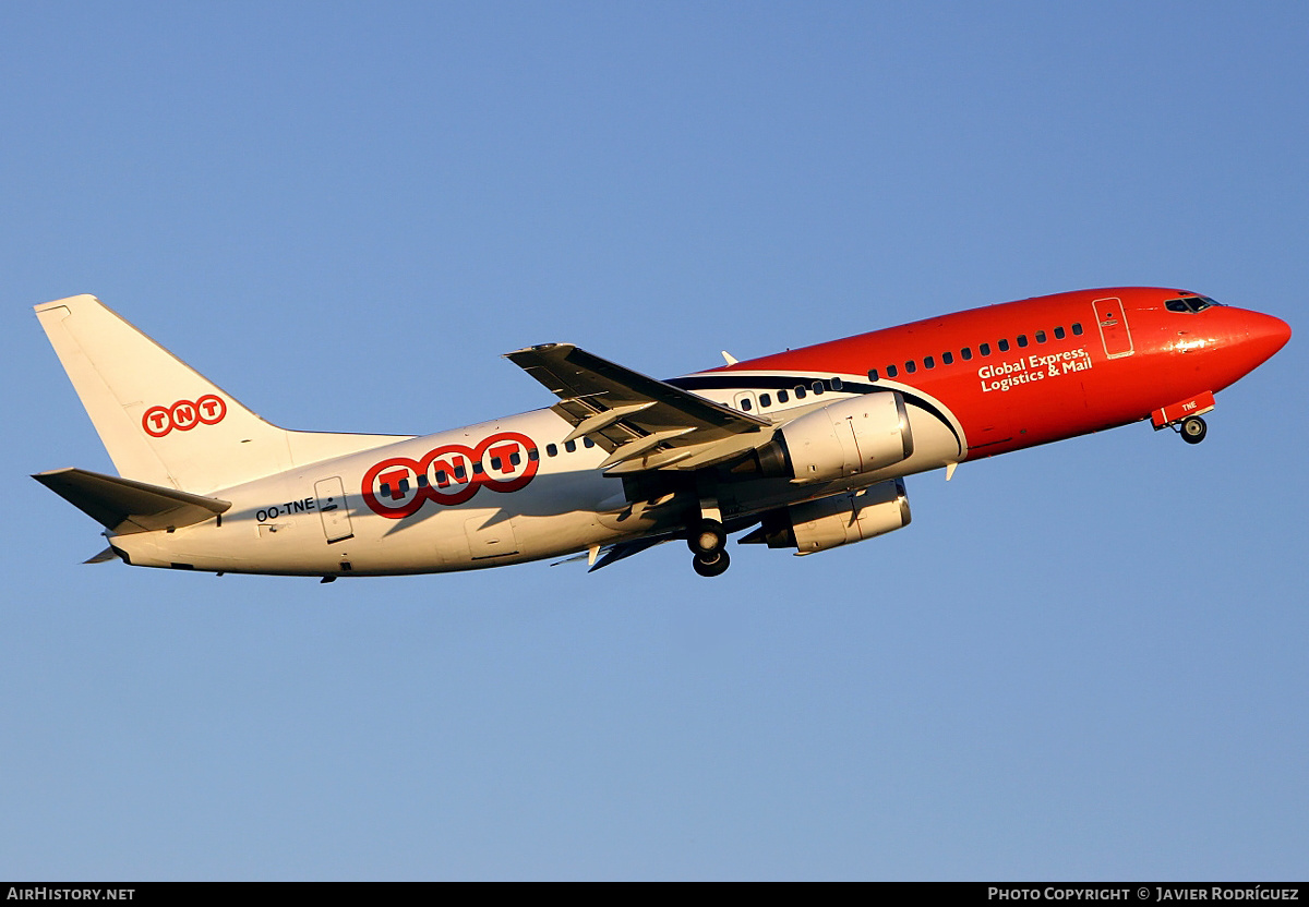 Aircraft Photo of OO-TNE | Boeing 737-3Q8 | TNT Airways | AirHistory.net #529275