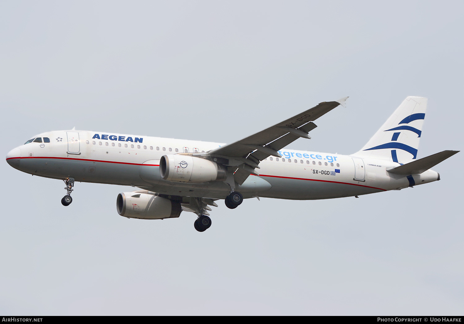 Aircraft Photo of SX-DGD | Airbus A320-232 | Aegean Airlines | AirHistory.net #529295