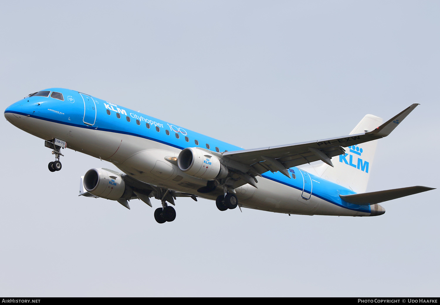 Aircraft Photo of PH-EXW | Embraer 175STD (ERJ-170-200STD) | KLM Cityhopper | AirHistory.net #529305