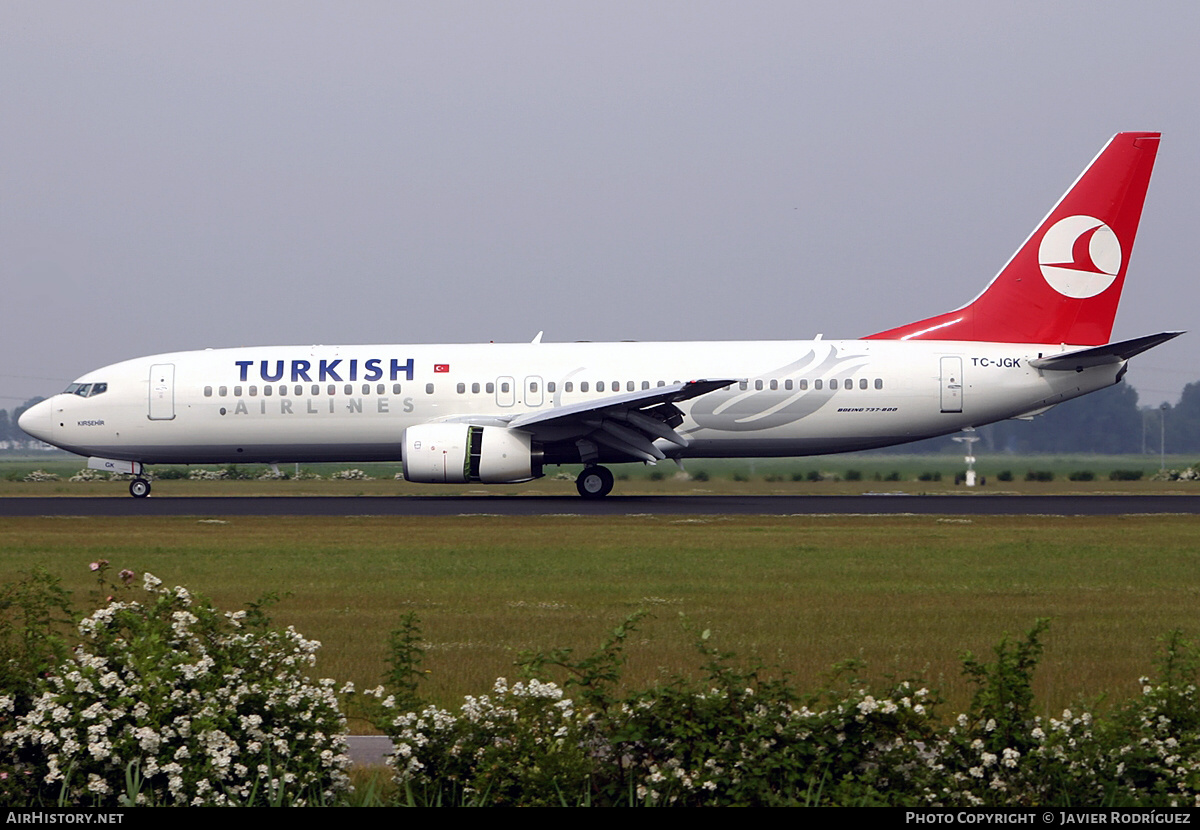 Aircraft Photo of TC-JGK | Boeing 737-8F2 | Turkish Airlines | AirHistory.net #529320