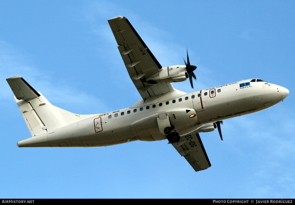 Aircraft Photo of EC-IDG | ATR ATR-42-300 | Top Fly | AirHistory.net #529329
