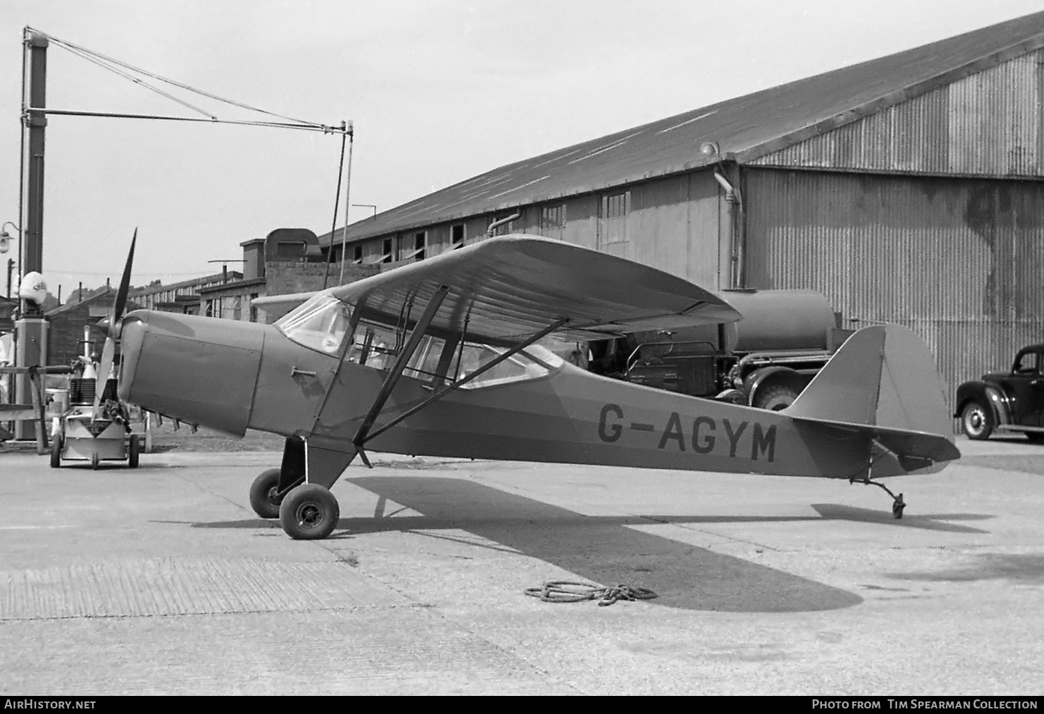 Aircraft Photo of G-AGYM | Auster J-1N Alpha | AirHistory.net #529331