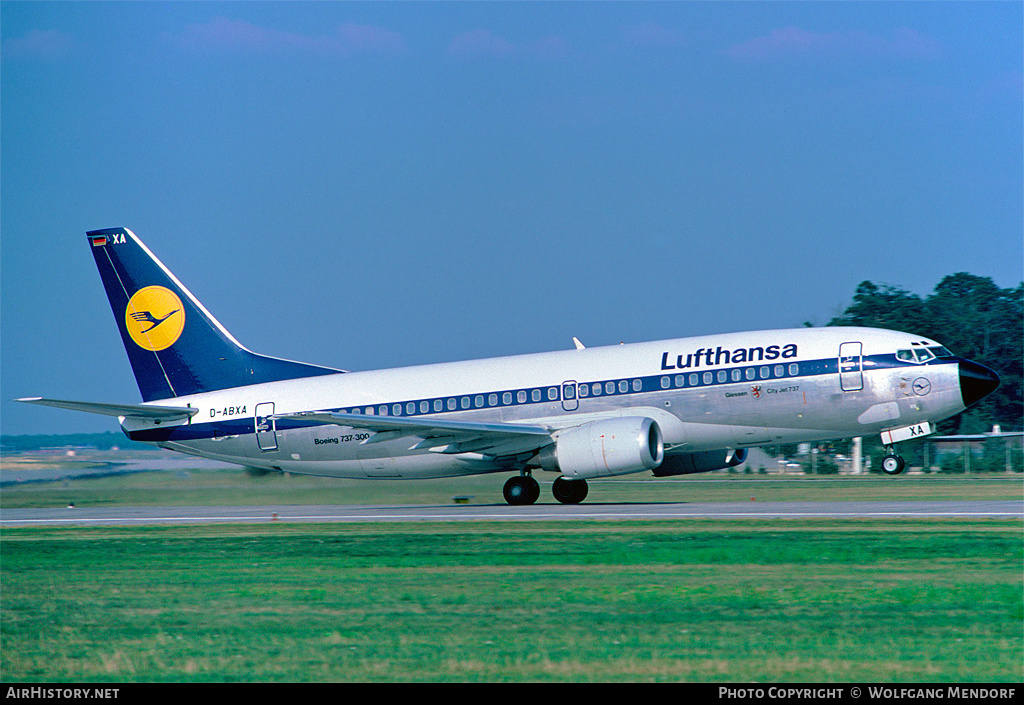 Aircraft Photo of D-ABXA | Boeing 737-330 | Lufthansa | AirHistory.net #529338