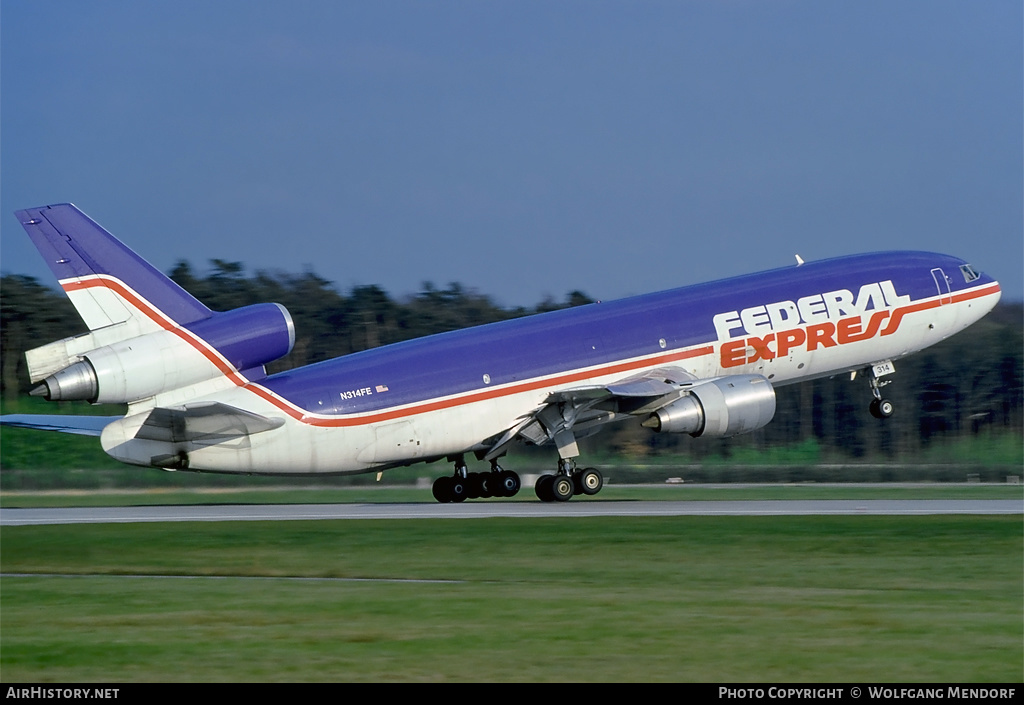 Aircraft Photo of N314FE | McDonnell Douglas DC-10-30(F) | FedEx Express | AirHistory.net #529346