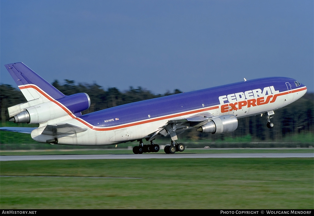 Aircraft Photo of N314FE | McDonnell Douglas DC-10-30(F) | Federal Express | AirHistory.net #529346