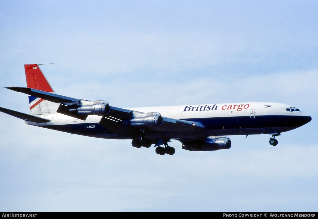 Aircraft Photo of G-ASZF | Boeing 707-336C | British Airways Cargo | AirHistory.net #529358