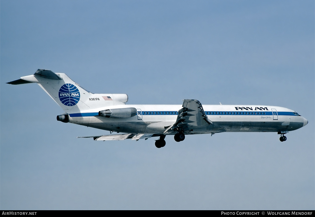 Aircraft Photo of N361PA | Boeing 727-2D4/Adv | Pan American World Airways - Pan Am | AirHistory.net #529381
