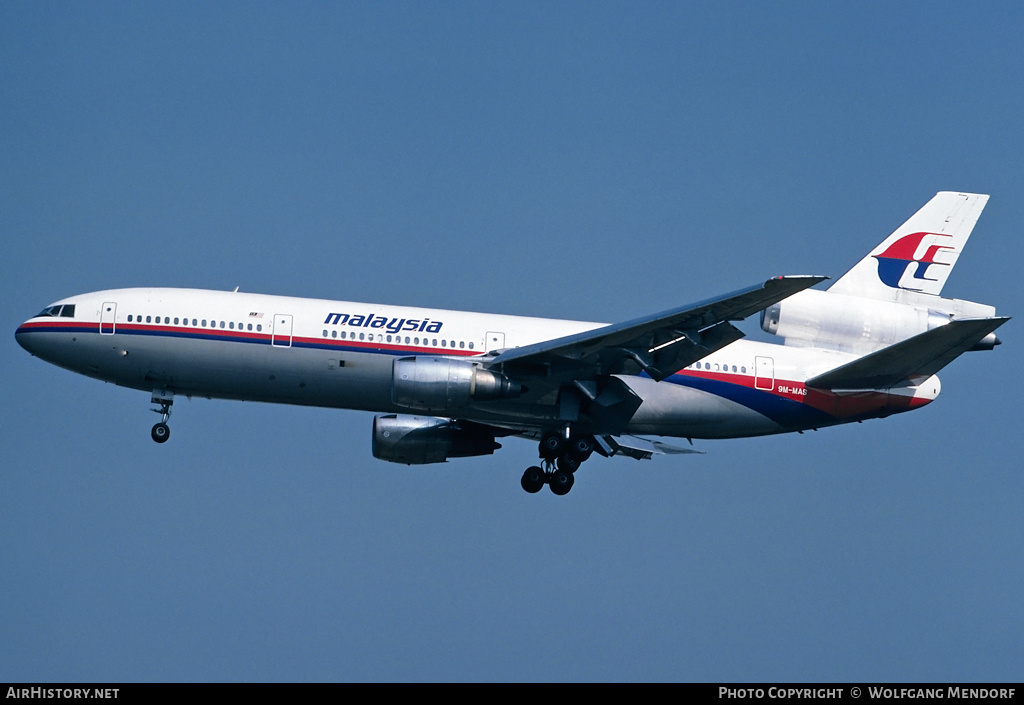 Aircraft Photo of 9M-MAS | McDonnell Douglas DC-10-30 | Malaysia Airlines | AirHistory.net #529383