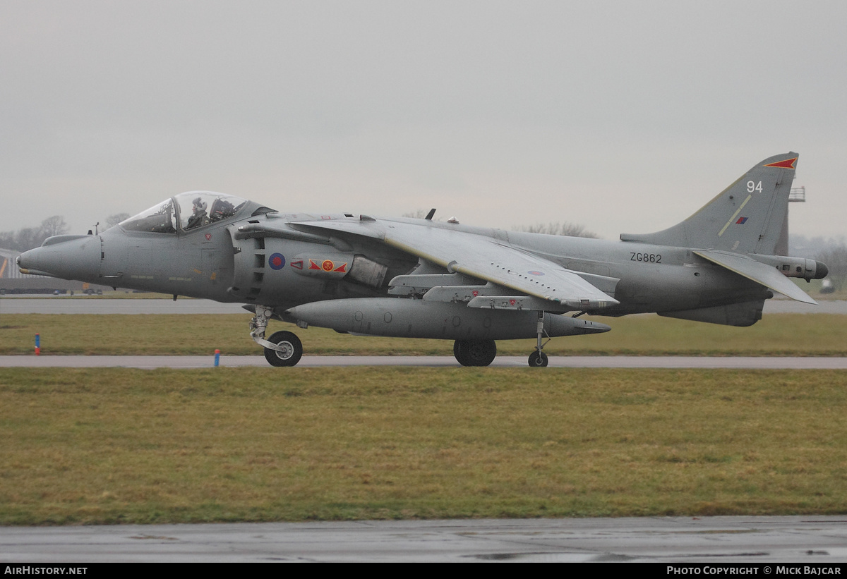 Aircraft Photo of ZG862 | British Aerospace Harrier GR7 | UK - Air Force | AirHistory.net #529384
