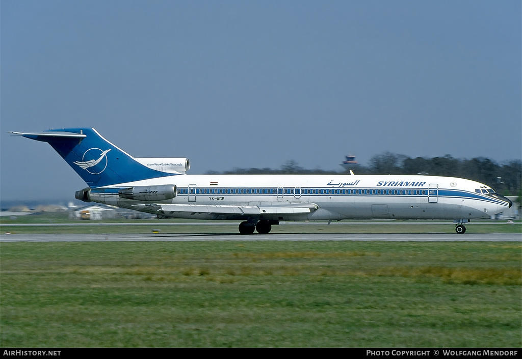 Aircraft Photo of YK-AGB | Boeing 727-294/Adv | Syrian Air - Syrian Arab Airlines | AirHistory.net #529387