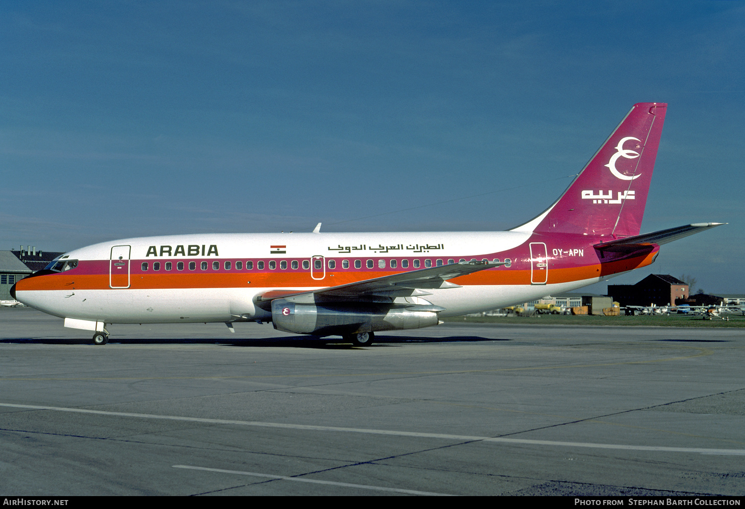 Aircraft Photo of OY-APN | Boeing 737-2L9/Adv | Arabia | AirHistory.net #529390