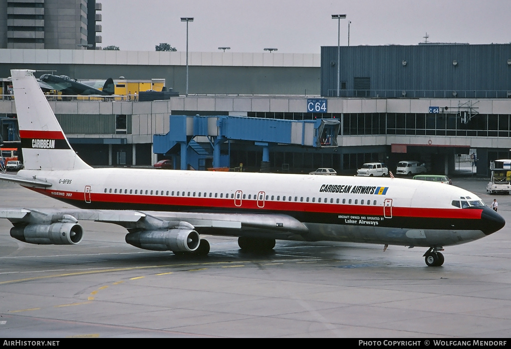 Aircraft Photo of G-BFBS | Boeing 707-351B/SCD | Caribbean Airways | AirHistory.net #529401