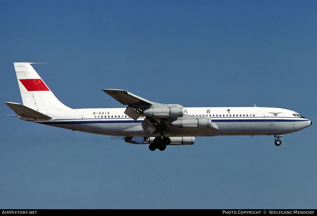 Aircraft Photo of B-2414 | Boeing 707-3J6C | CAAC - Civil Aviation Administration of China | AirHistory.net #529406