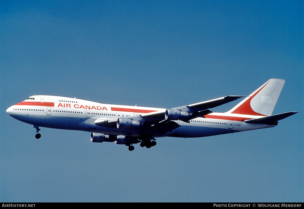 Aircraft Photo of C-FTOA | Boeing 747-133 | Air Canada | AirHistory.net #529417