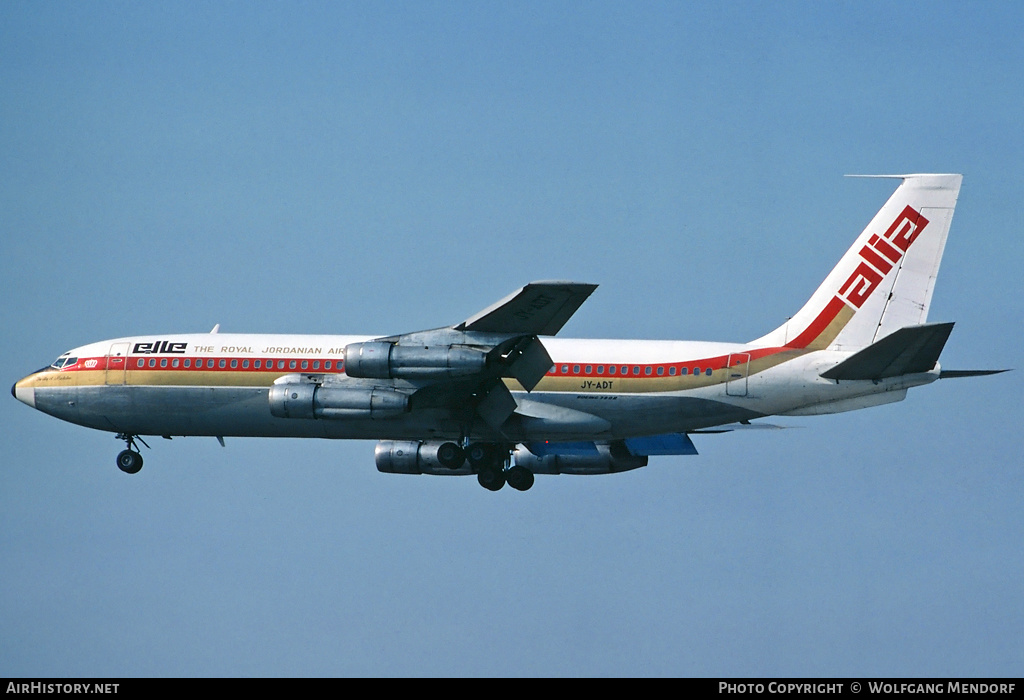 Aircraft Photo of JY-ADT | Boeing 720-030B | Alia - The Royal Jordanian Airline | AirHistory.net #529420