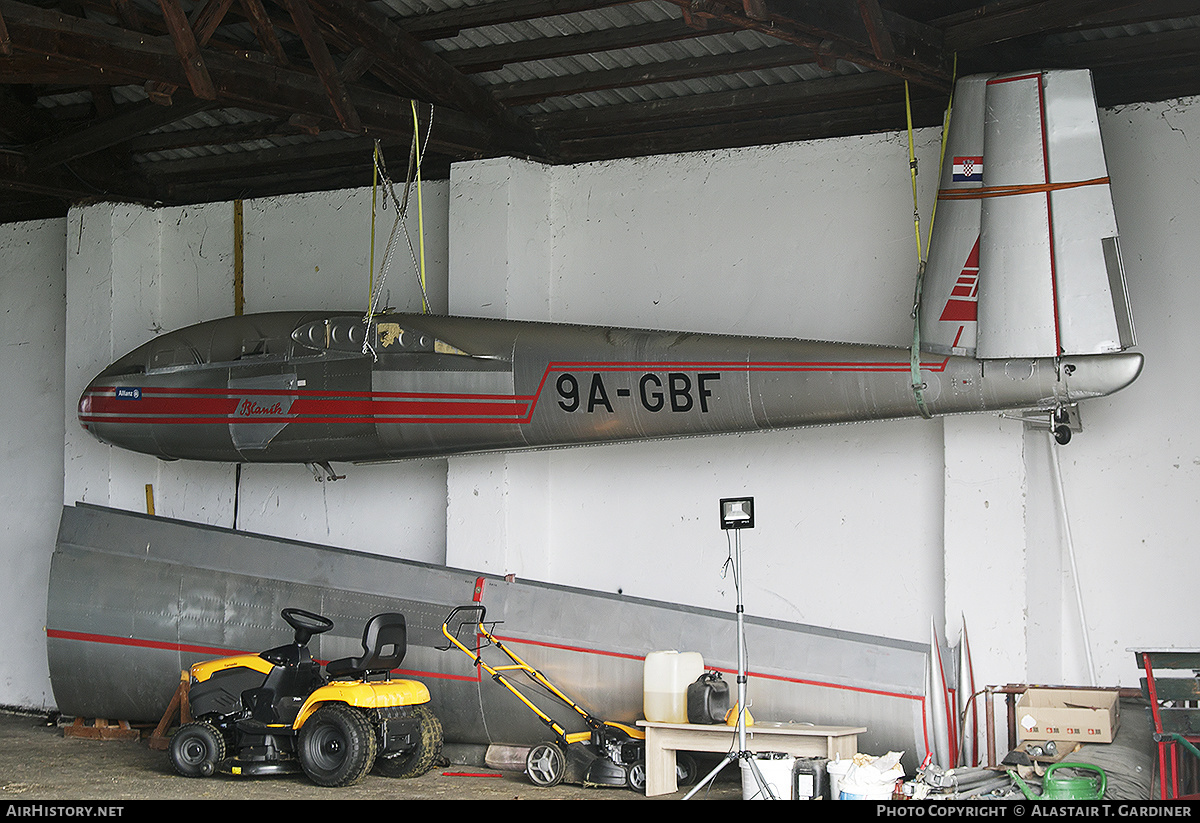 Aircraft Photo of 9A-GBF | Let L-13 Blanik | AirHistory.net #529427