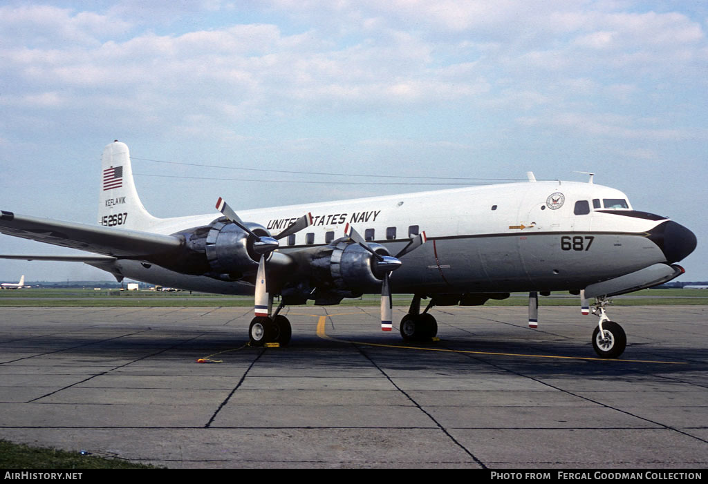 Aircraft Photo of 152687 | Douglas C-118A Liftmaster (DC-6A) | USA - Navy | AirHistory.net #529522
