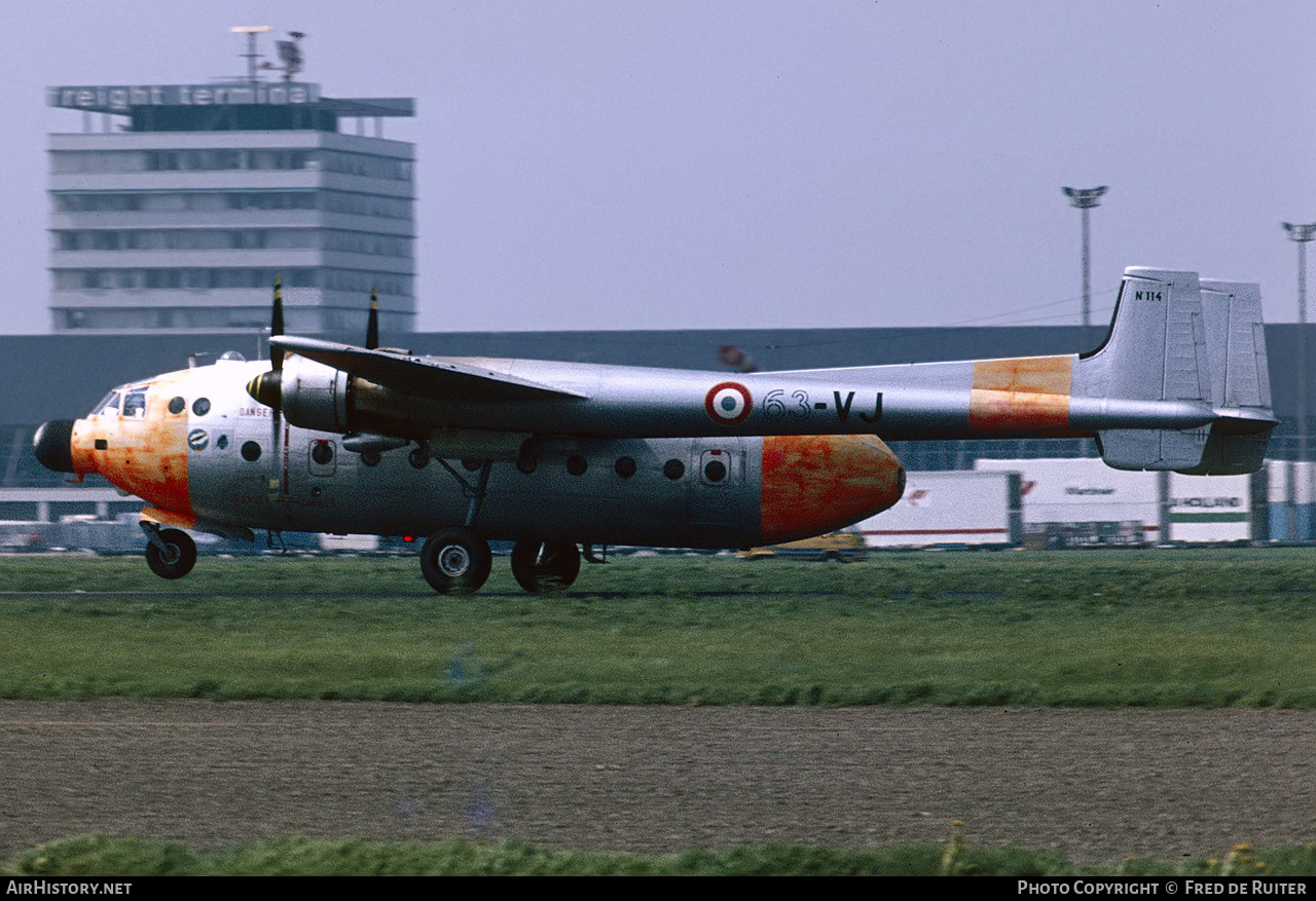 Aircraft Photo of 114 | Nord 2501F-3/RNR Noratlas | France - Air Force | AirHistory.net #529557