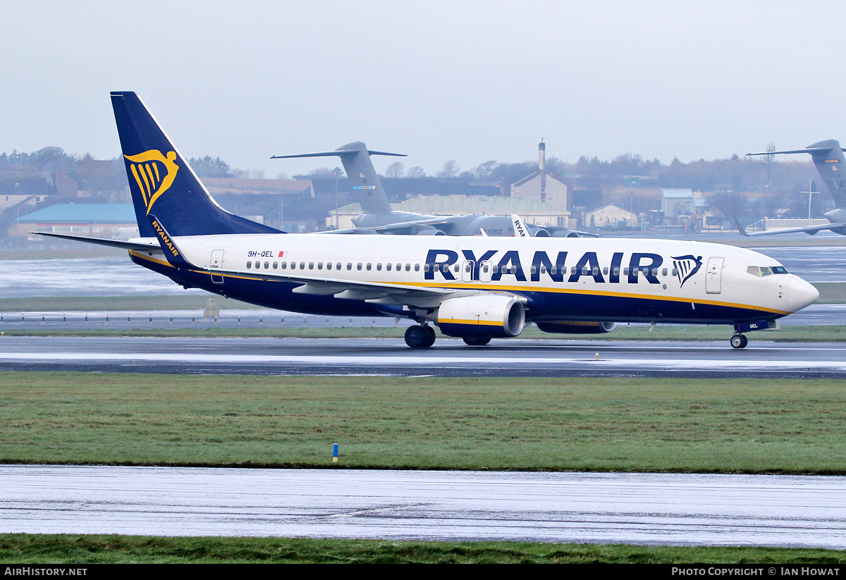 Aircraft Photo of 9H-QEL | Boeing 737-800 | Ryanair | AirHistory.net #529601