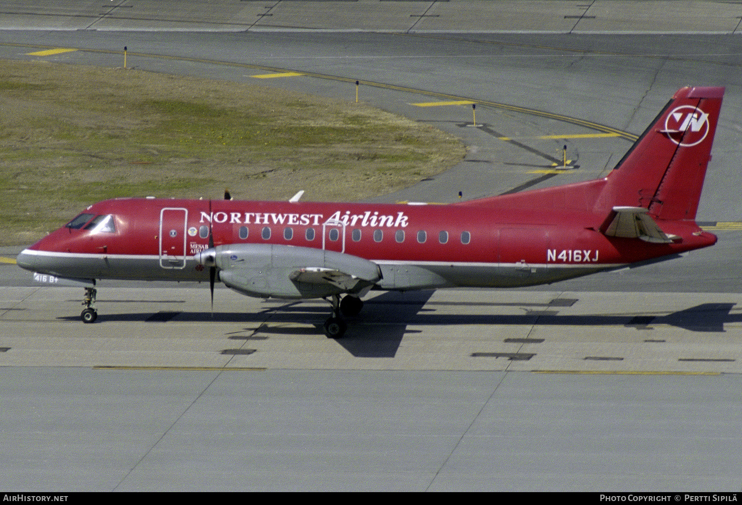 Aircraft Photo of N416XJ | Saab 340B/Plus | Northwest Airlink | AirHistory.net #529610