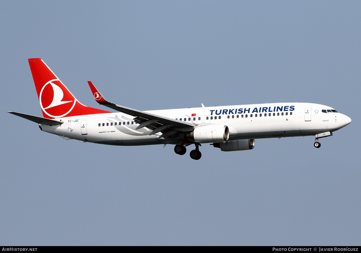 Aircraft Photo of TC-JGC | Boeing 737-8F2 | Turkish Airlines | AirHistory.net #529628