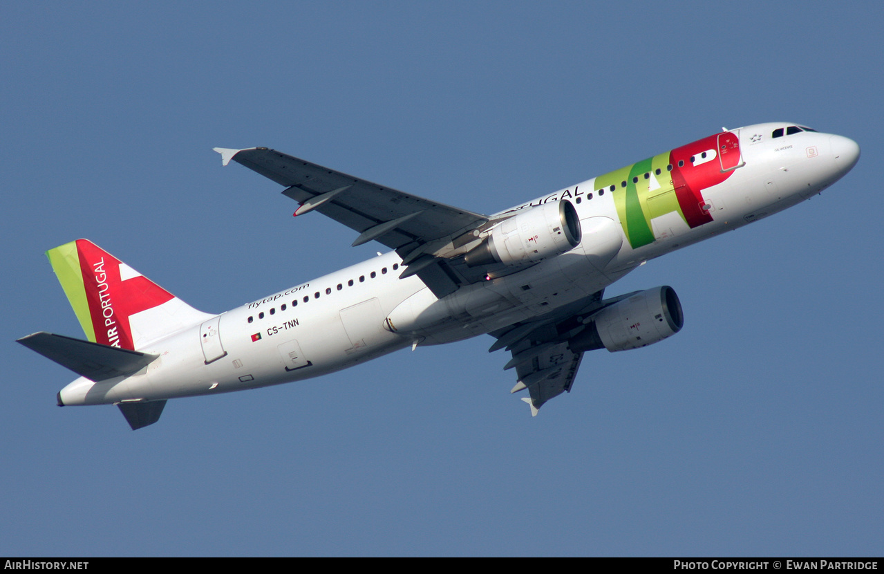 Aircraft Photo of CS-TNN | Airbus A320-214 | TAP Air Portugal | AirHistory.net #529651