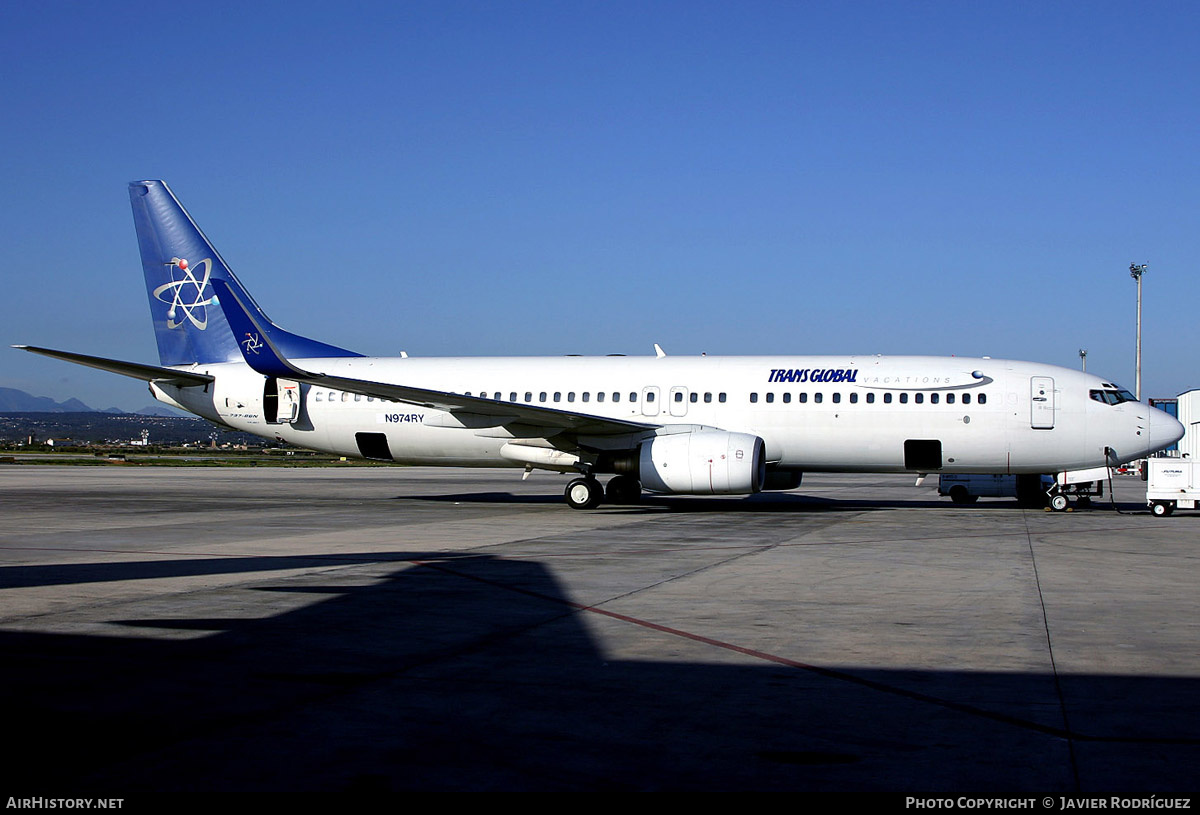 Aircraft Photo of N974RY | Boeing 737-86N | Futura International Airways | AirHistory.net #529652