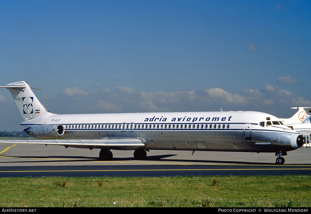 Aircraft Photo of YU-AJT | McDonnell Douglas DC-9-51 | Adria Airways | AirHistory.net #529657
