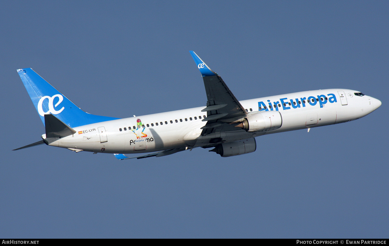 Aircraft Photo of EC-LYR | Boeing 737-85P | Air Europa | AirHistory.net #529666