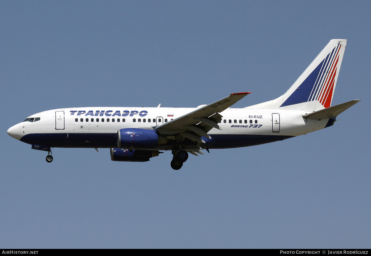 Aircraft Photo of EI-EUZ | Boeing 737-7Q8 | Transaero Airlines | AirHistory.net #529676