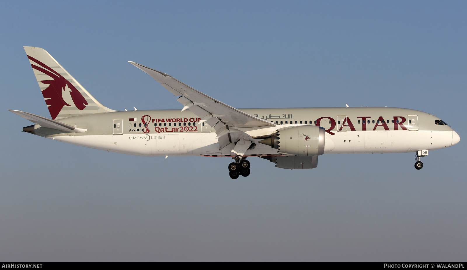 Aircraft Photo of A7-BDB | Boeing 787-8 Dreamliner | Qatar Airways | AirHistory.net #529687