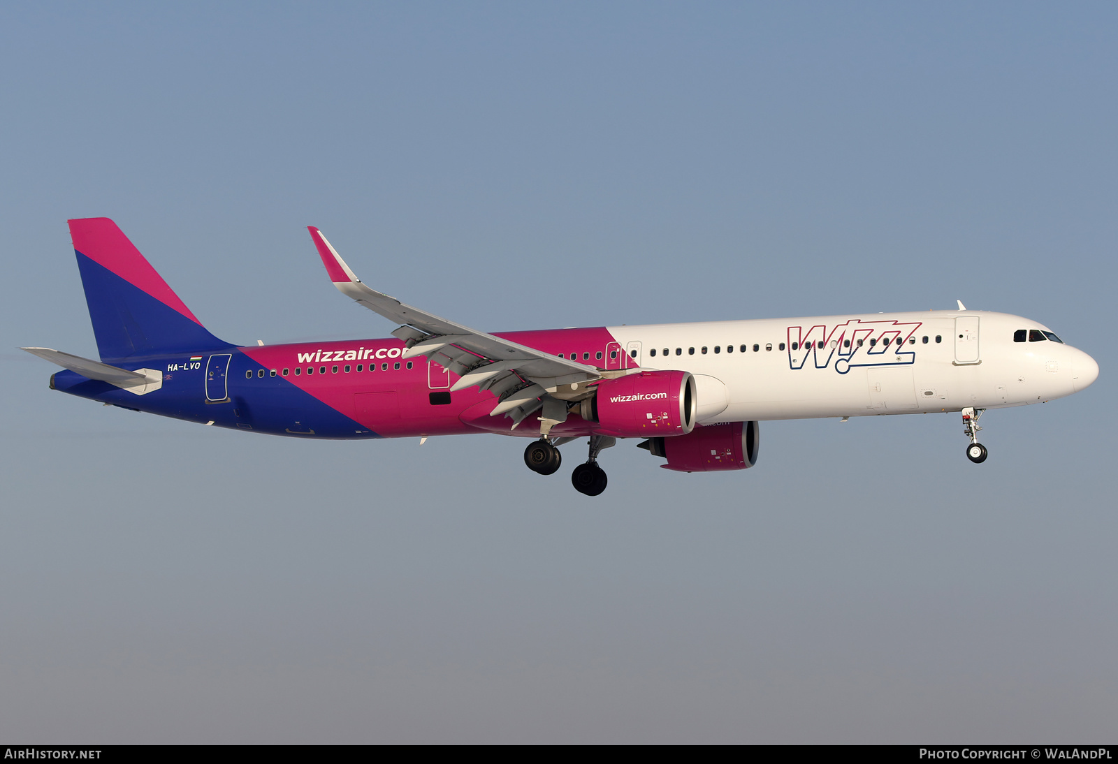 Aircraft Photo of HA-LVO | Airbus A321-271NX | Wizz Air | AirHistory.net #529703