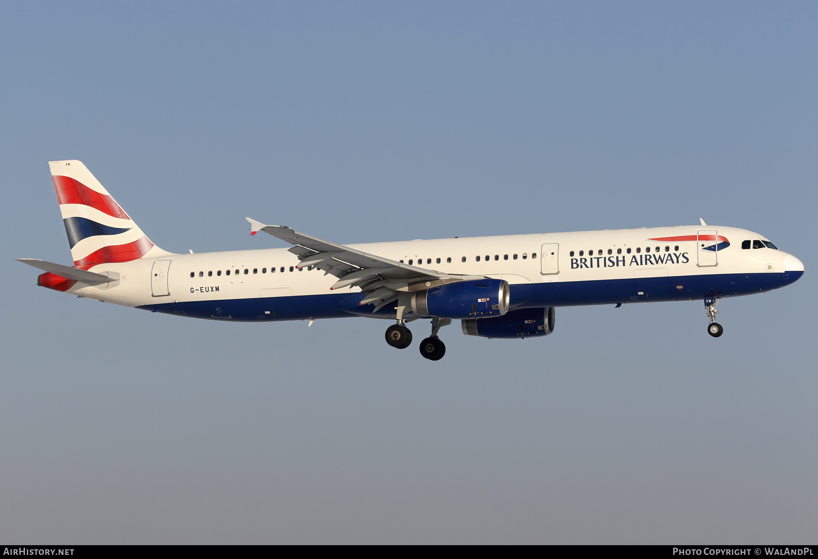 Aircraft Photo of G-EUXM | Airbus A321-231 | British Airways | AirHistory.net #529720