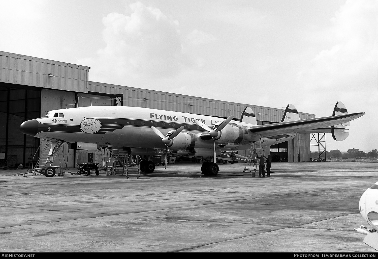 Aircraft Photo of N7121C | Lockheed L-1049G Super Constellation | Flying Tiger Line | AirHistory.net #529747