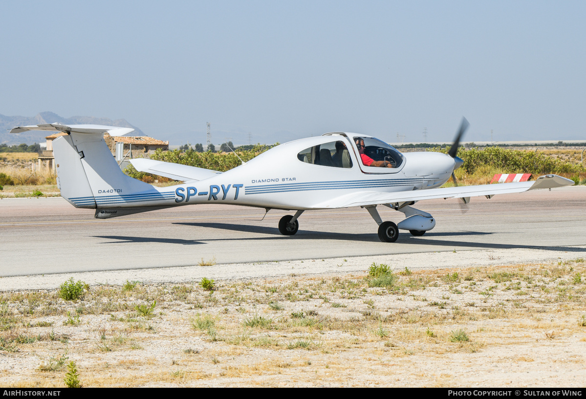 Aircraft Photo of SP-RYT | Diamond DA40D Diamond Star TDI | AirHistory.net #529769