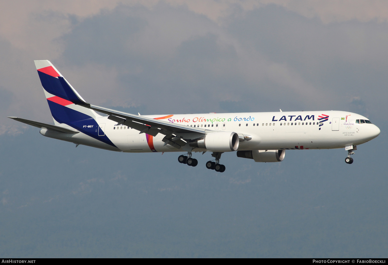 Aircraft Photo of PT-MSY | Boeing 767-316/ER | LATAM Airlines | AirHistory.net #529772