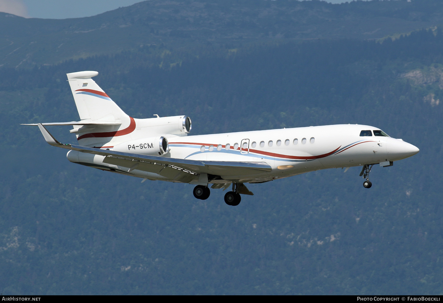 Aircraft Photo of P4-SCM | Dassault Falcon 7X | AirHistory.net #529795