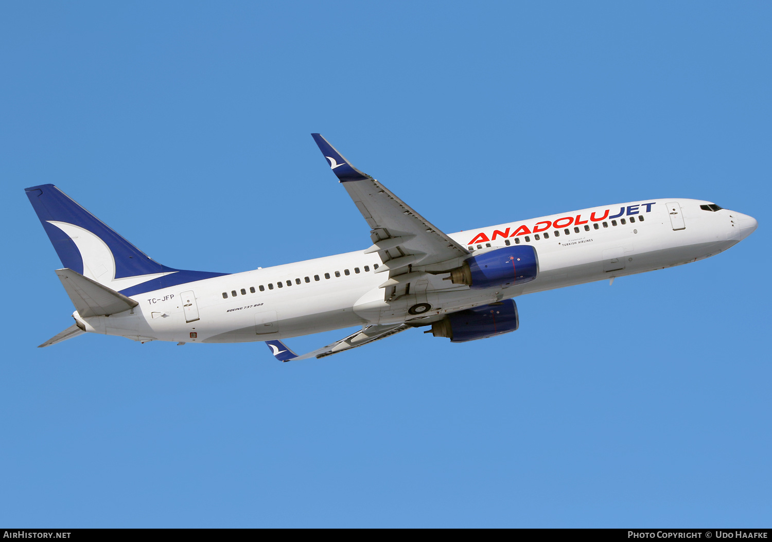 Aircraft Photo of TC-JFP | Boeing 737-8F2 | AnadoluJet | AirHistory.net #529845