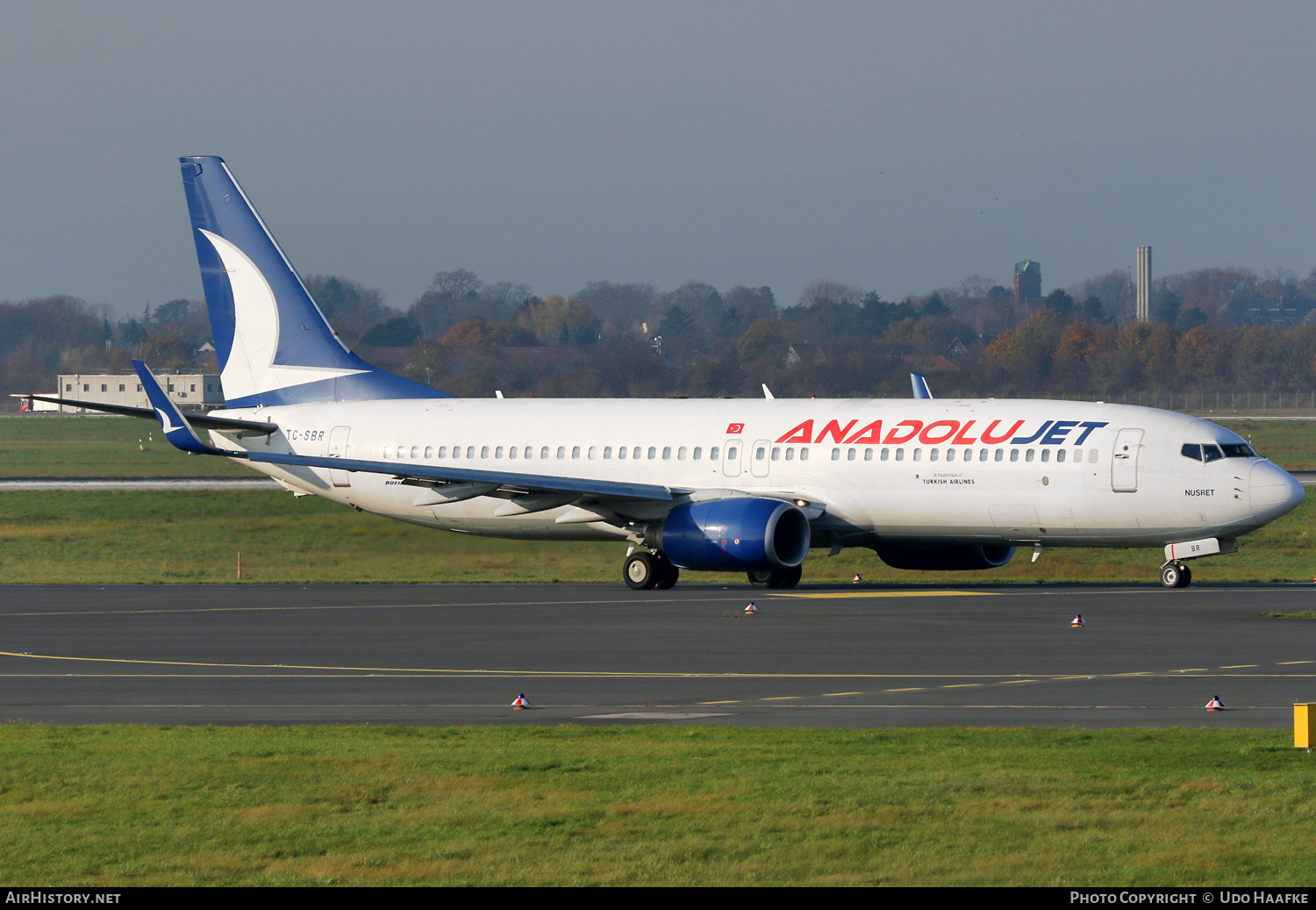 Aircraft Photo of TC-SBR | Boeing 737-86N | AnadoluJet | AirHistory.net #529871