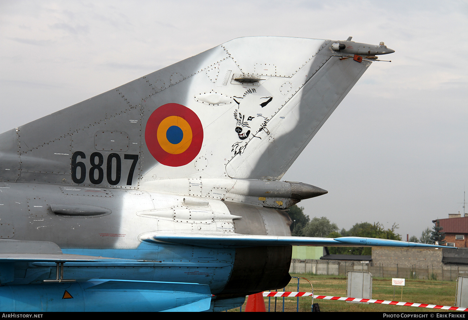 Aircraft Photo of 6807 | Mikoyan-Gurevich MiG-21MF Lancer C | Romania - Air Force | AirHistory.net #529872